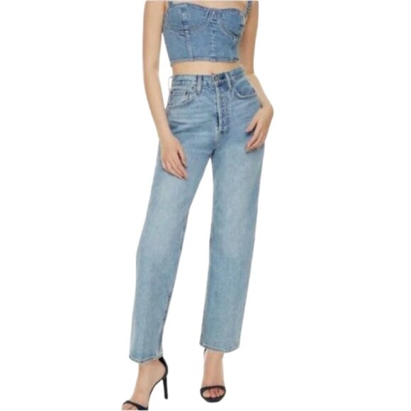 Women's 24 Aritzia Denim Forum The Joni High Rise Loose 29L Button Fly - Picture 1 of 9